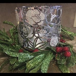 Bath and Body Works candle holder Rose